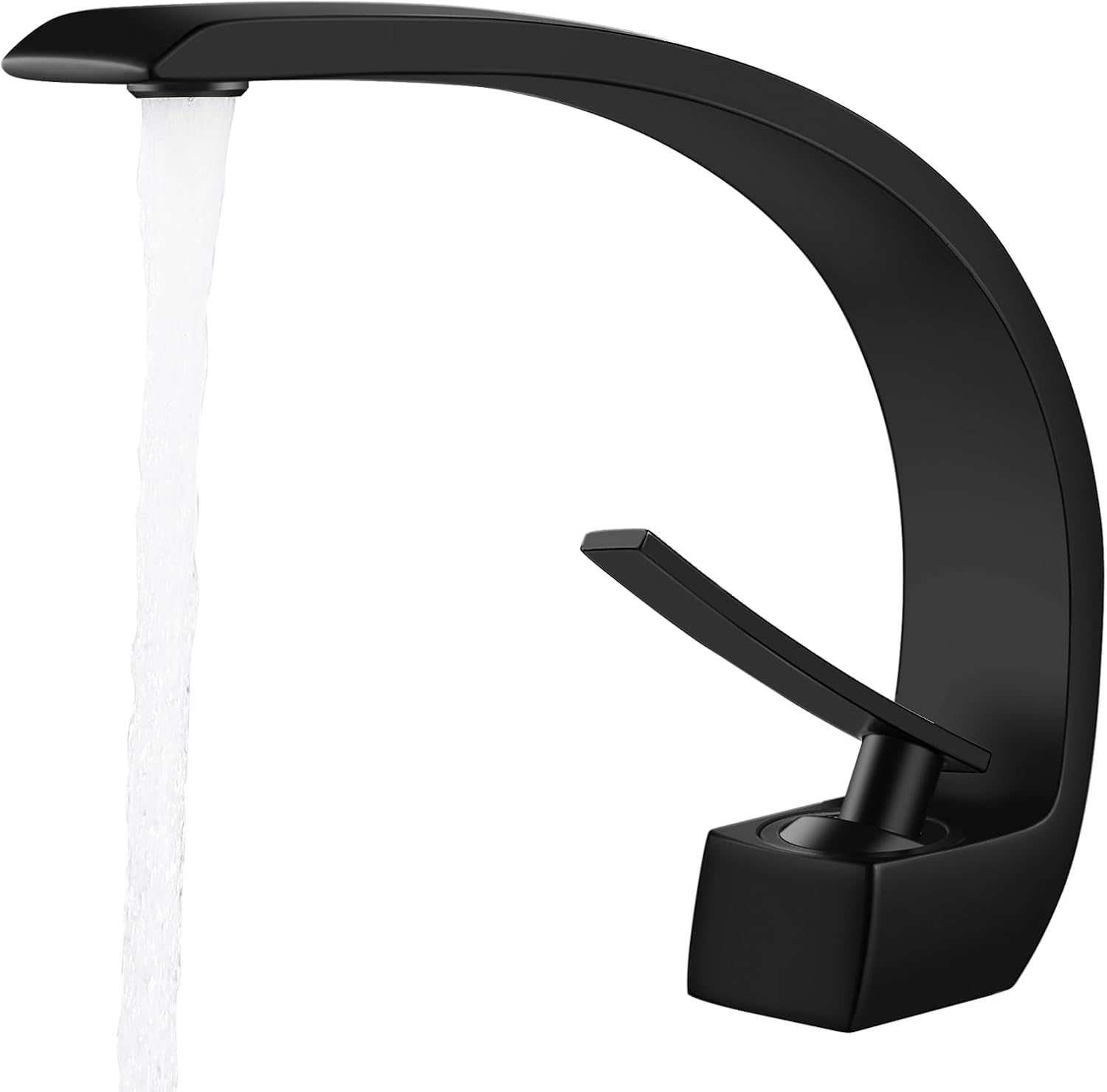 Robinet De Salle De Bain Noir, Mitigour De Lavabo In Aluminium Space - Eau Chaude Et Froide, Convient Aux Salles De Bain, Toiletten Ou Toilettes