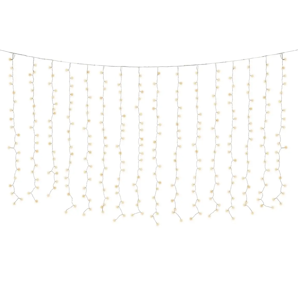 Lichtvorhang Led Gold Für Den Außenbereich 200 × 200 Cm