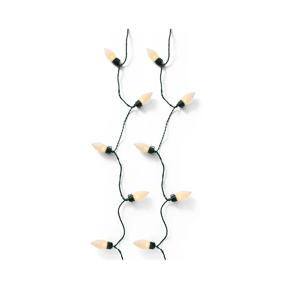 Led Lichterkette Vintage Grün Und Gold 19,8 M Für Den Außenbereich