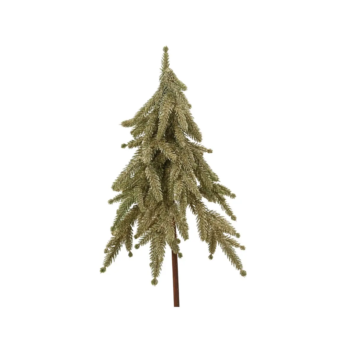Mini Weihnachtsbaum Gold Glitter Ø20 × H50 Cm