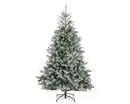 Albero Di Natale Alba Fir Grün-weiß Mit Schneeeffekt Ø127 × H210 Cm