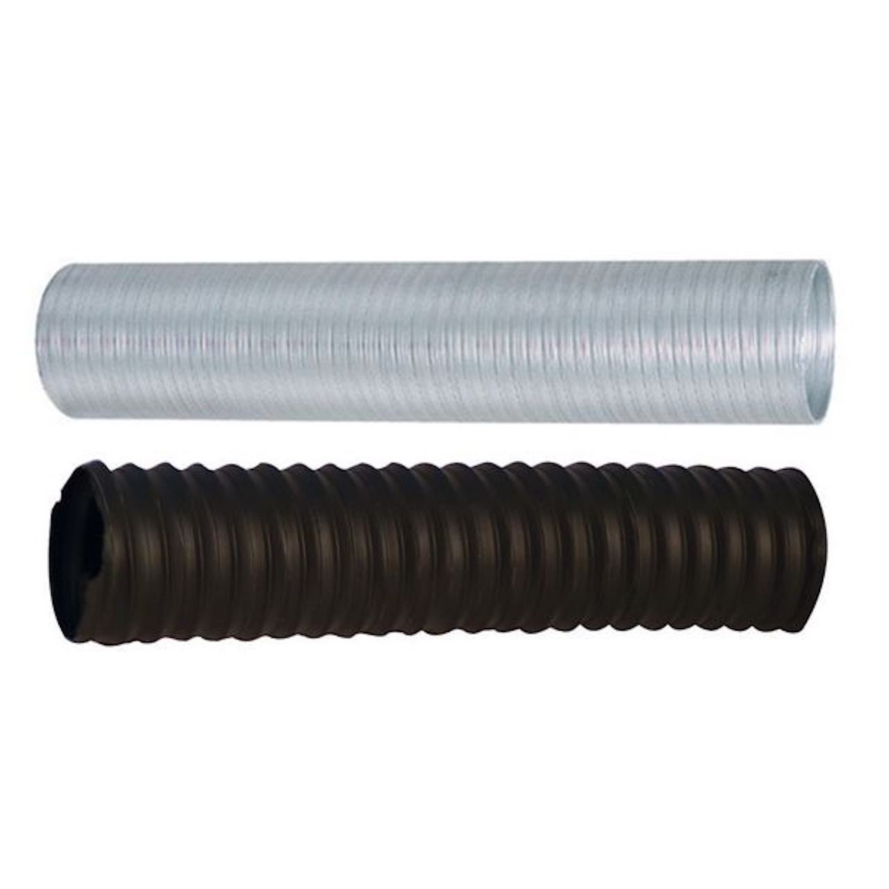 Flexibler Belüftungsschlauch - Apollo Flex - Ø60 Mm - Länge 1,5 M - Schwarze Endkappen Joncoux