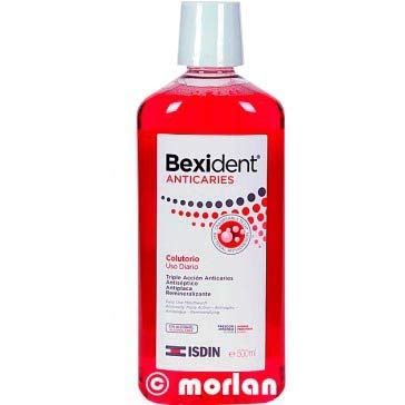 Isdin Bexident Anti-karies Mundspülung Mit Cpc + Fluorid Und Cranberry-extrakt, Dreifach-anti-karies Und Anti-plaque-wirkung Für Die Ganze Familie, Täglicher Gebrauch, Täglicher Gebrauch, 1 X 500ml