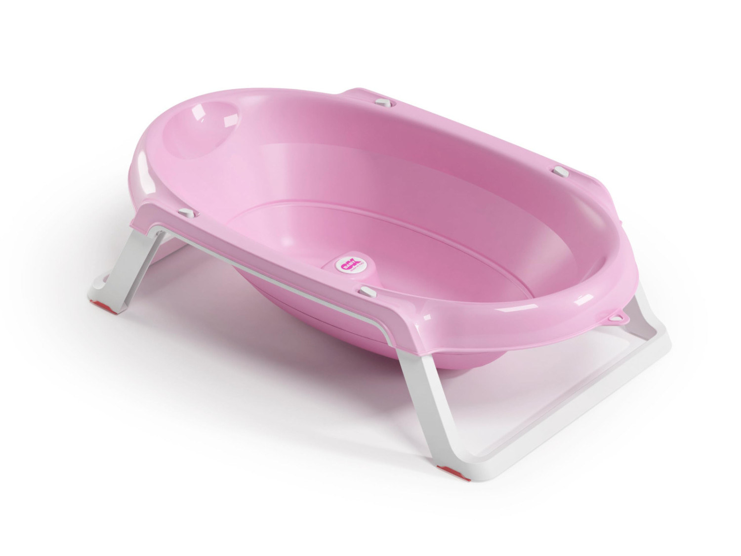 Okbaby Onda Slim – Faltbare Babybadewanne Für Babys Von 0–12 Monaten – Rosa