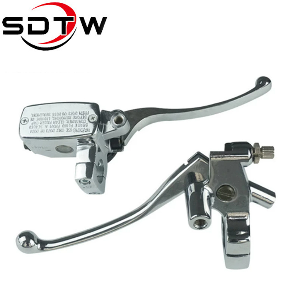 Galvanisierter, Klappbarer Kupplungs- Und Bremshebel Für Motorräder, 25 Mm, Passend Für Honda 400vt, 600vt Und 750.