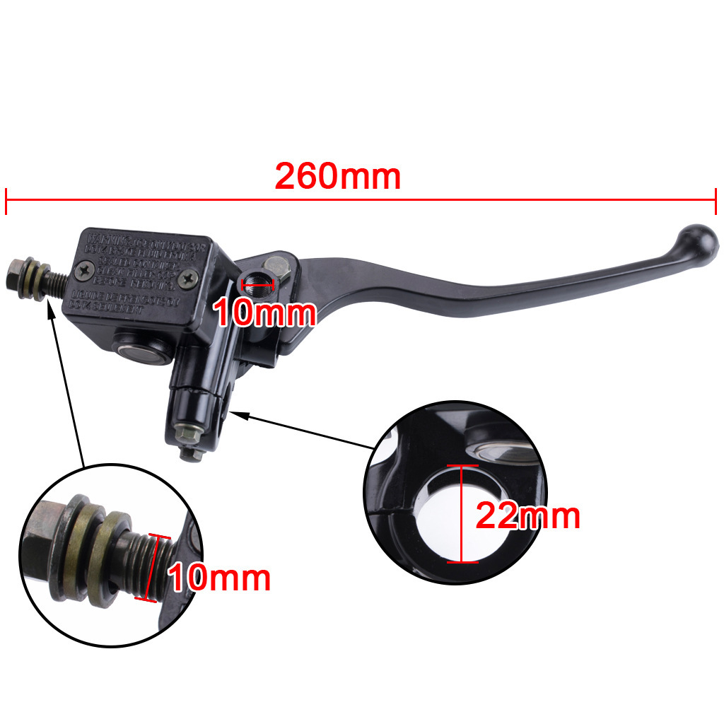 Motorradbremspumpenmodifikation: Zhonghua Shangpeng Cruiser 125 Vorderradbremse, Hydraulische Scheibenbremspumpenbaugruppe