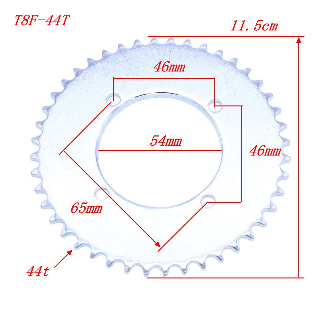 Motorradteile Auf Lager, Universeller T8f-44-zahn-verbinder, Innendurchmesser 54 Mm