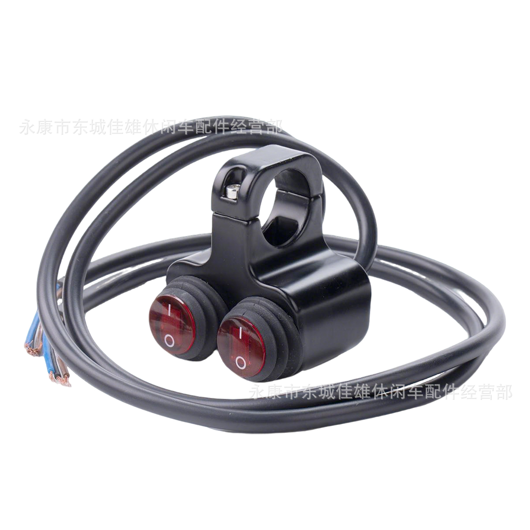 Motorradteile-modifikationsschalter, Wasserdichter Roter Zwei-positionen-schalter Aus Aluminiumlegierung, Scheinwerfer, Led-scheinwerfer-ein-/ausschalter