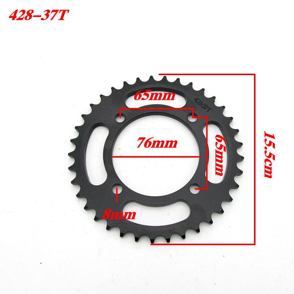 Offroad-motorradritzel 428-37t 76mm Innendurchmesser, Modifizierte Antriebsritzelteile