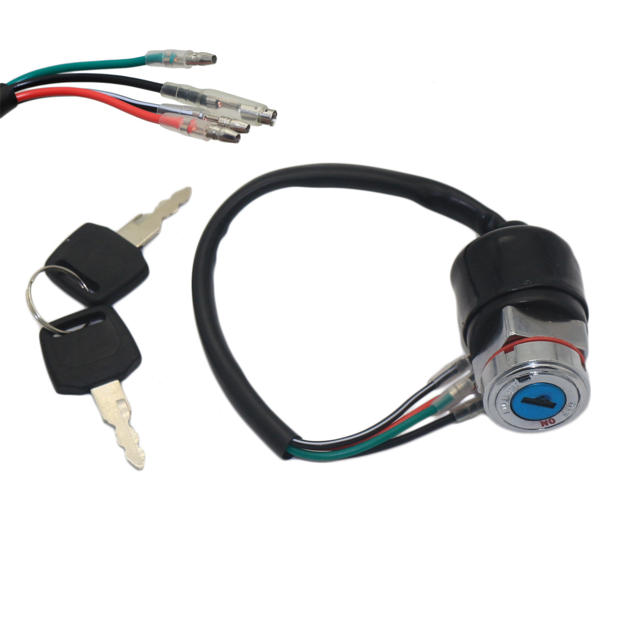 Teile Für Den 4-adrigen Zündschalter Des Motorrads Ct110 Postie Bike Ct 110, Zündschalter Und Batterie