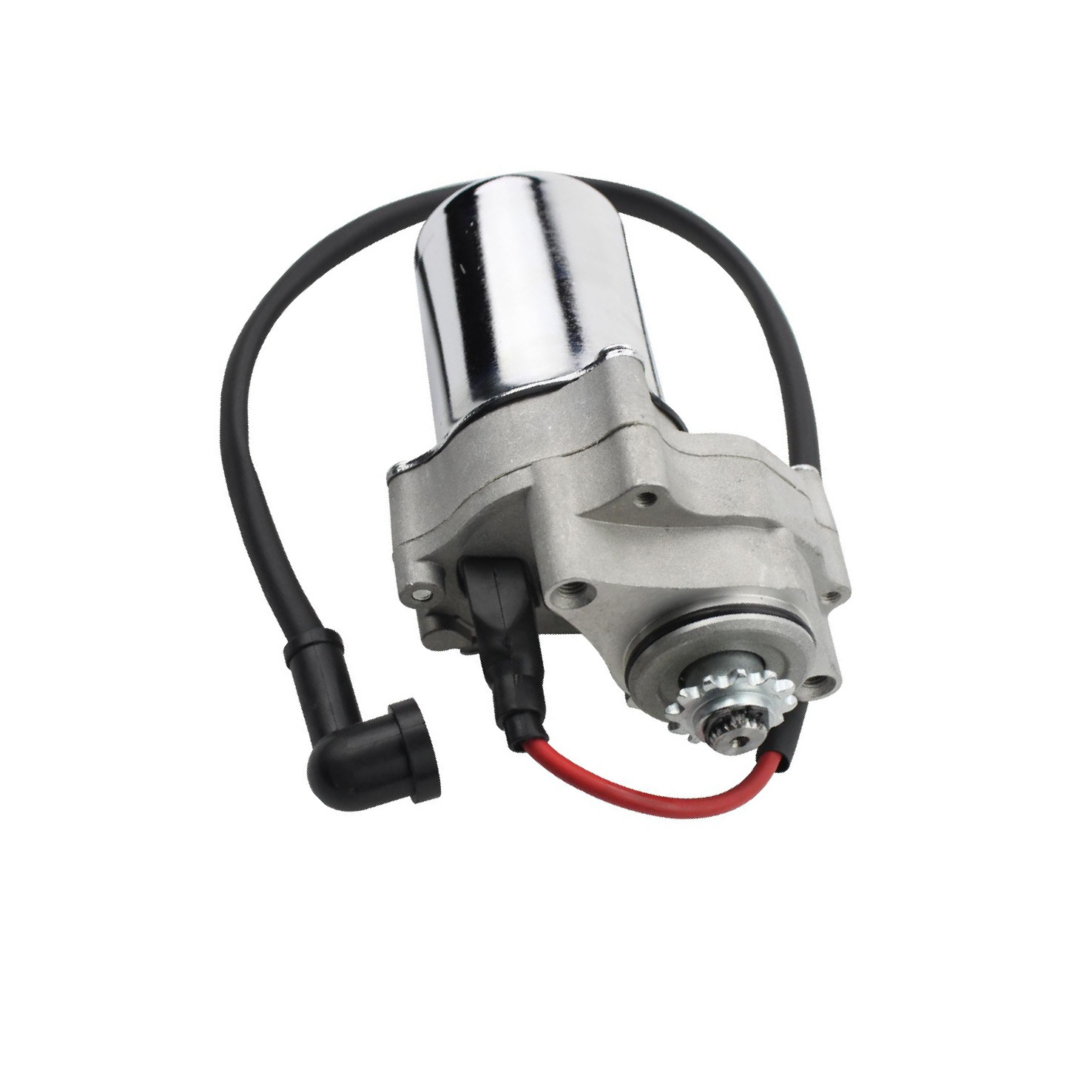 Zweiloch-anlassermotor, Geeignet Für 50-125 Cm³ Atv Mit Einzelkabel