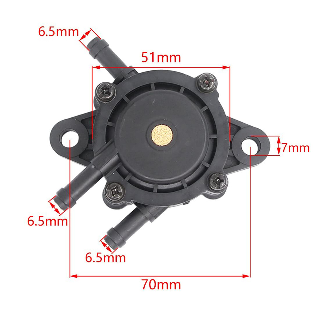 Kraftstoffpumpe Kompatibel Mit Kohler 17 Ps-25 Ps 491922 691034 692313 808492 808656