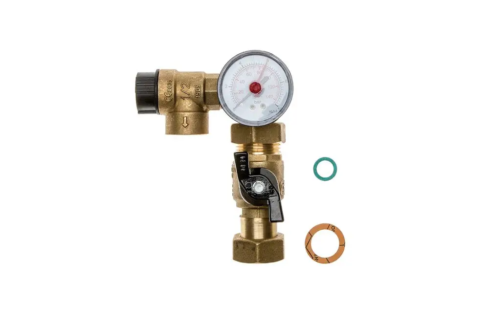Brötje Sicherheitsventil 6bar Mit Manometer, 7643055