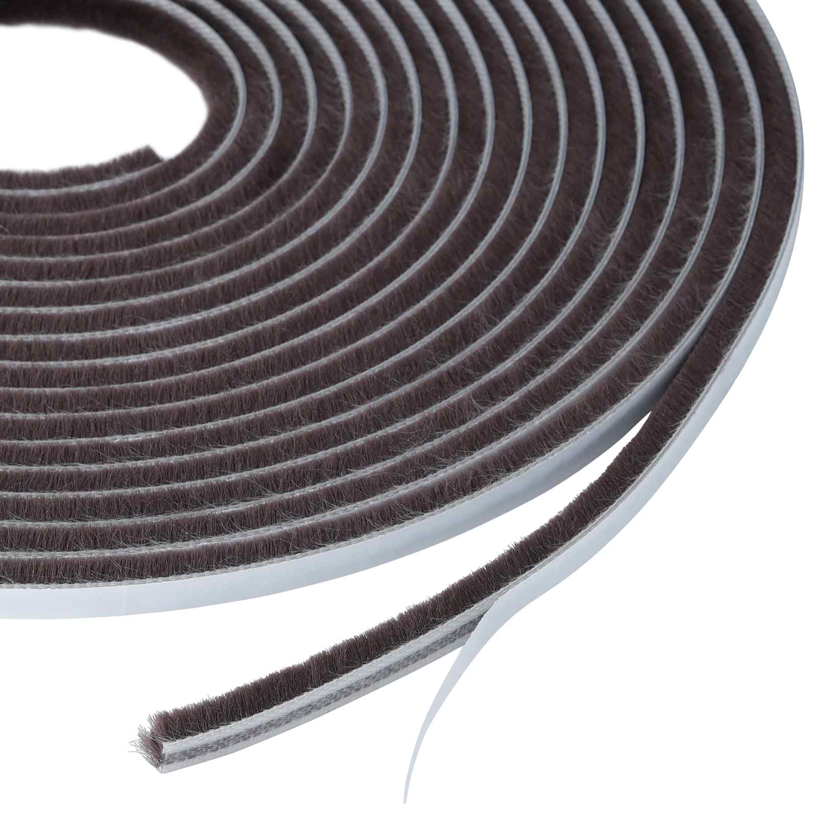 Selbstklebende Türbürstendichtung 5 M Pp Braun Vidaxl