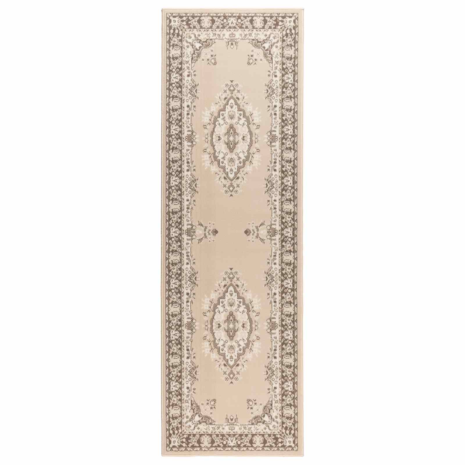 Teppichläufer Flornes Gewebt Ecru 80 X 150 Cm Pp 7 Mm Vidaxl