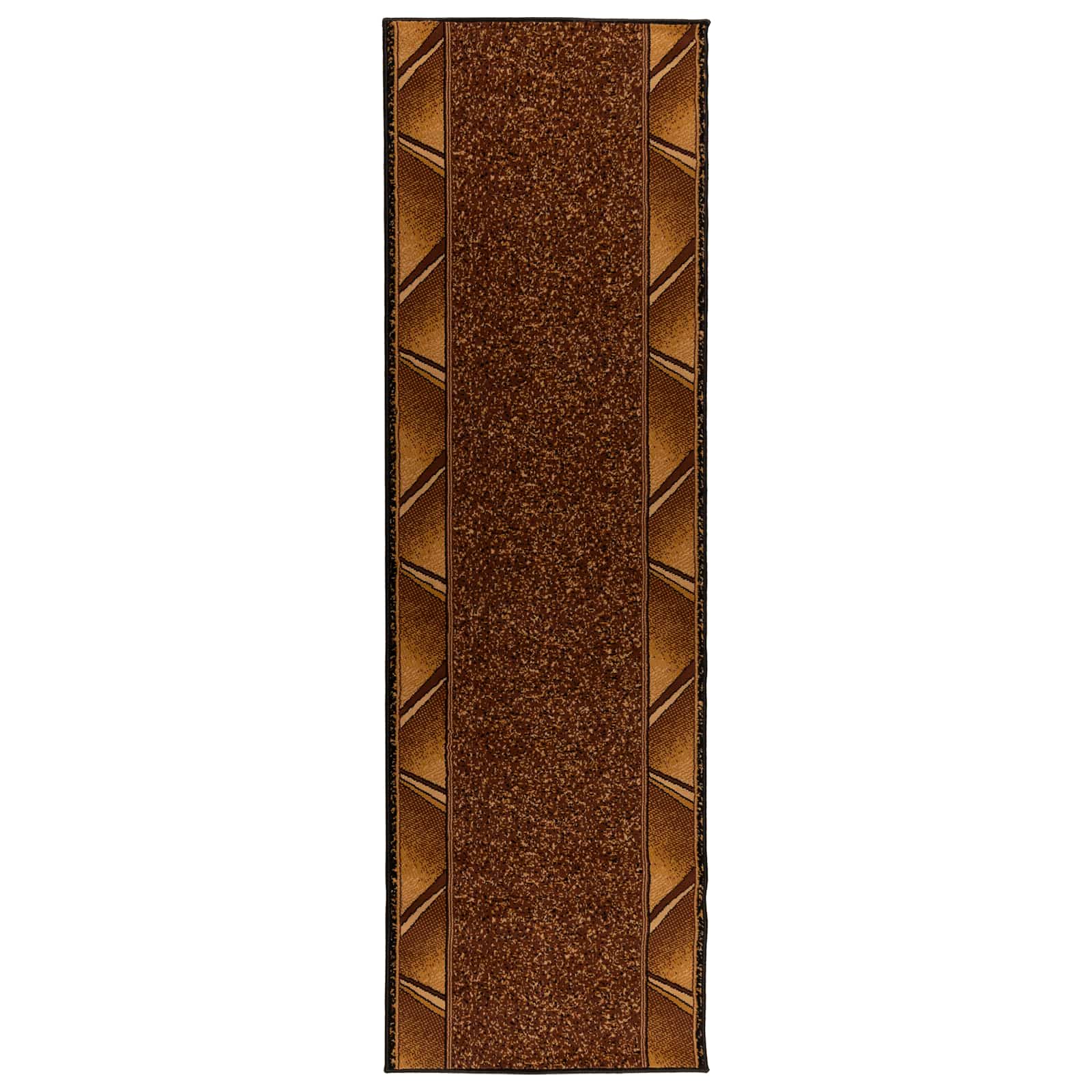 Teppichläufer Flornes Gewebt Braun 67 X 300 Cm Pp 7 Mm Vidaxl