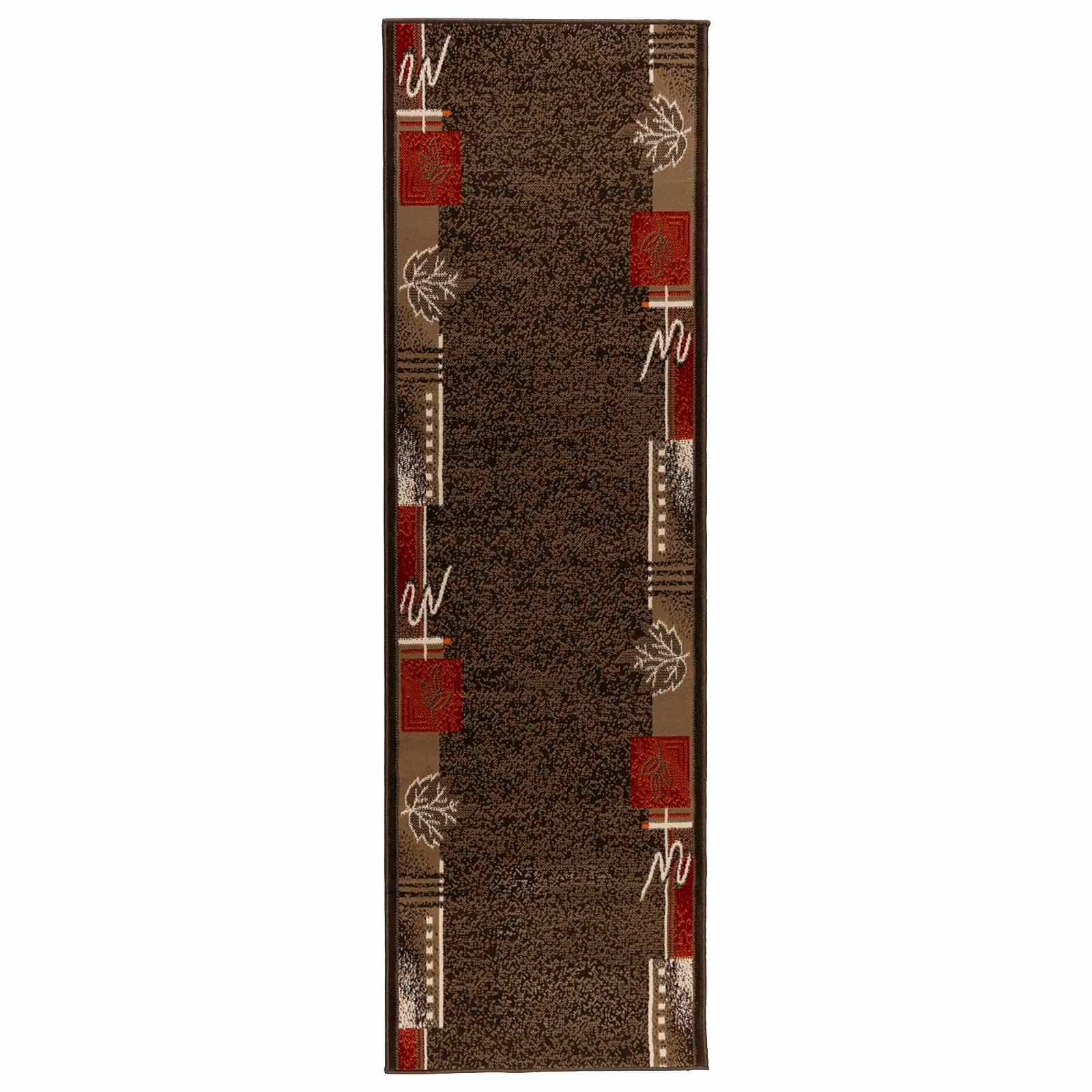 Teppichläufer Flornes Gewebt Braun 67 X 400 Cm Pp 7 Mm Vidaxl