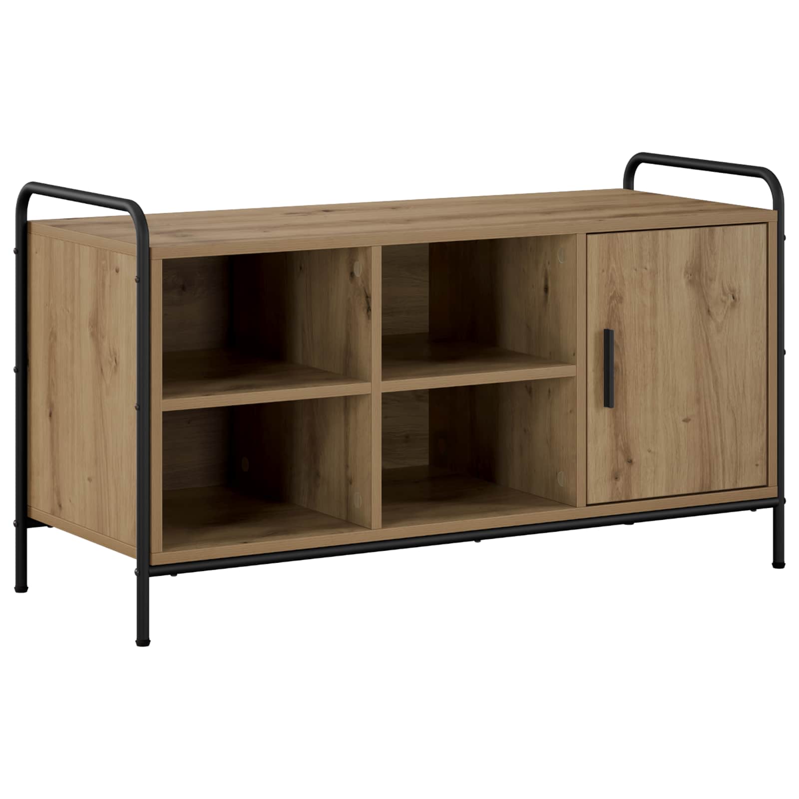 Schuhschrank 100 X 39,5 X 55,5 Cm Holzwerkstoff Artisan-eiche Vidaxl