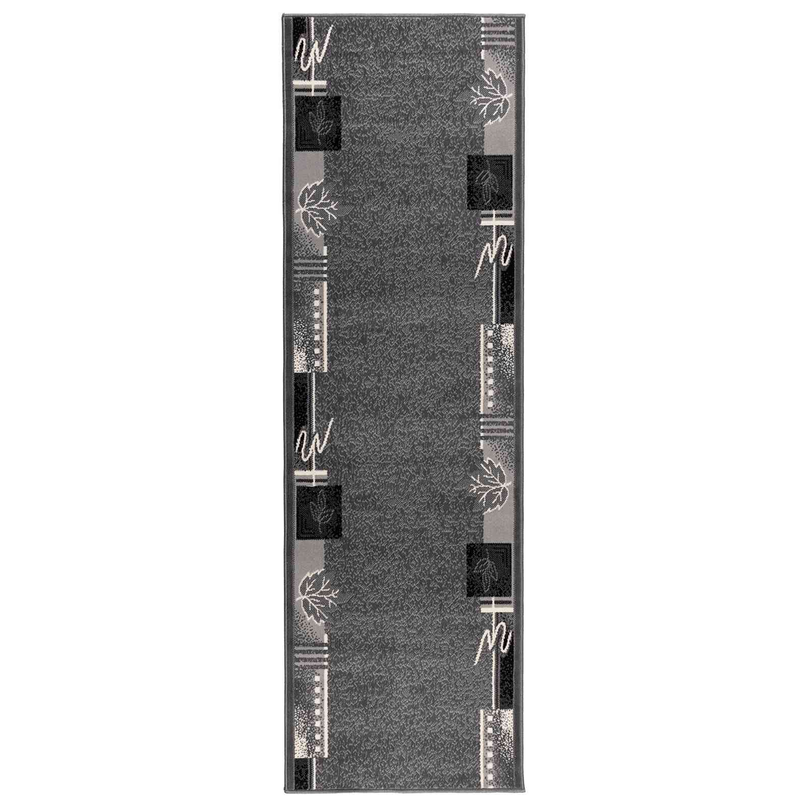 Teppichläufer Flornes Gewebt Grau 80 X 200 Cm Pp 7 Mm Vidaxl