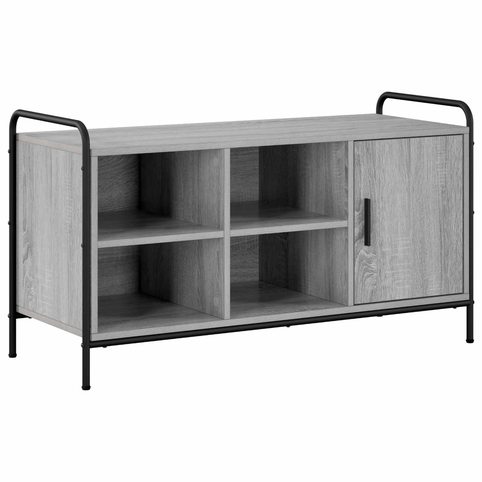 Schuhschrank 100 X 39,5 X 55,5 Cm Holzwerkstoff Sonoma-grau Vidaxl