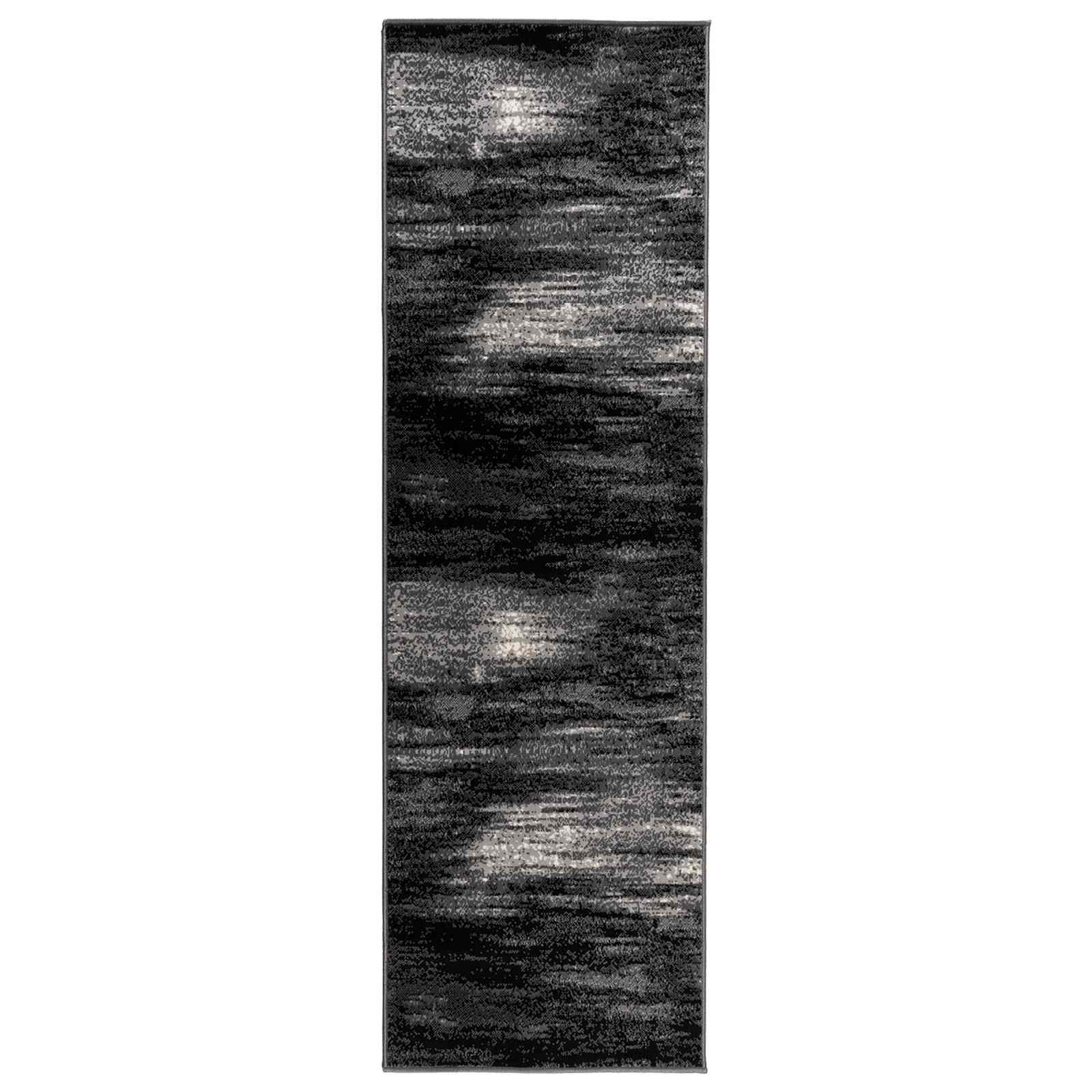 Teppichläufer Flornes Gewebt Schwarz 67 X 250 Cm Pp 7 Mm Vidaxl
