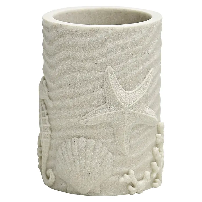 Camargue Koralle Zahnputzbecher (Durchmesser: 8 cm, Kunststoff)