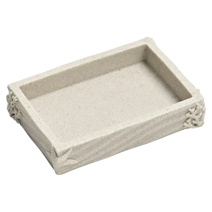 Camargue Koralle Seifenschale (L x B x H: 125 x 86 x 25 cm, Kunststoff, Sand)