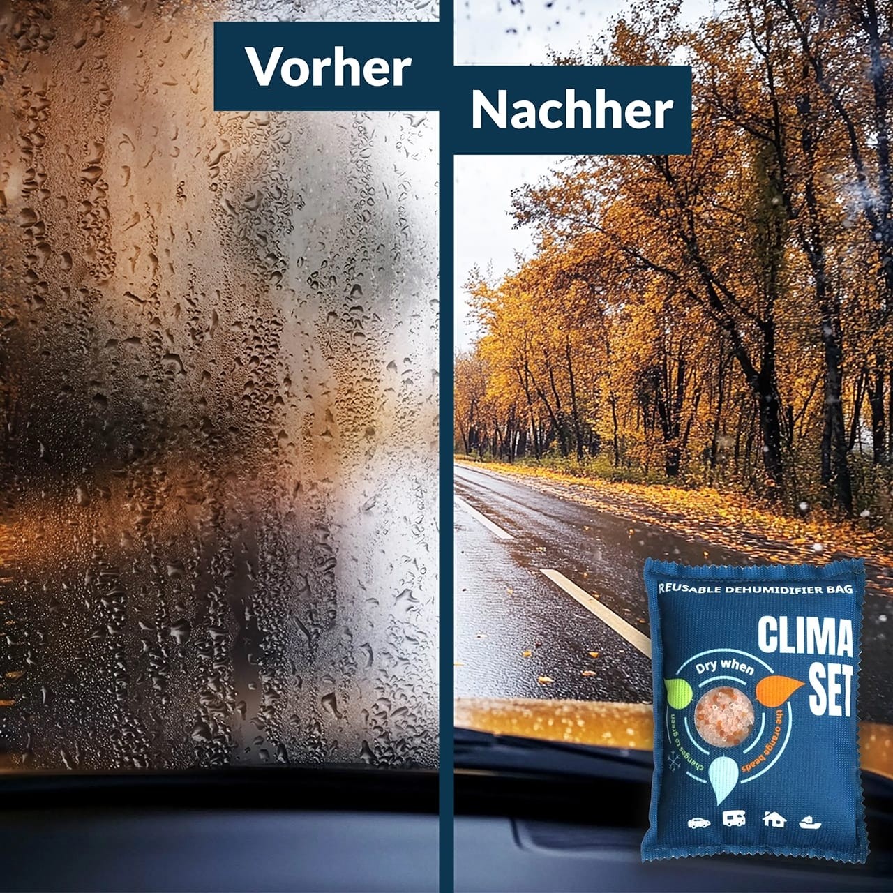 Feuchtigkeitsabsorber Auto-Luftentfeuchter Wiederverwendbar Bild 2
