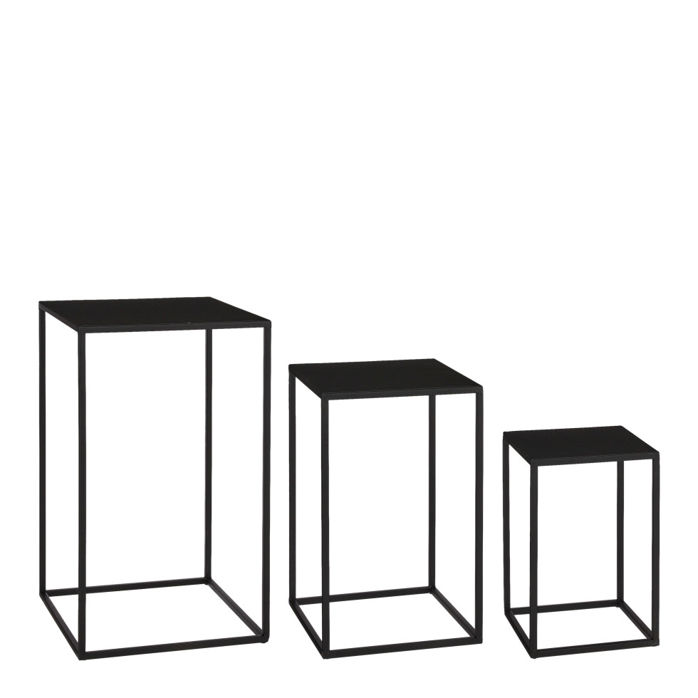 Mica Beistelltisch Quinty Ø 20 x H 30 cm schwarz Bild 2