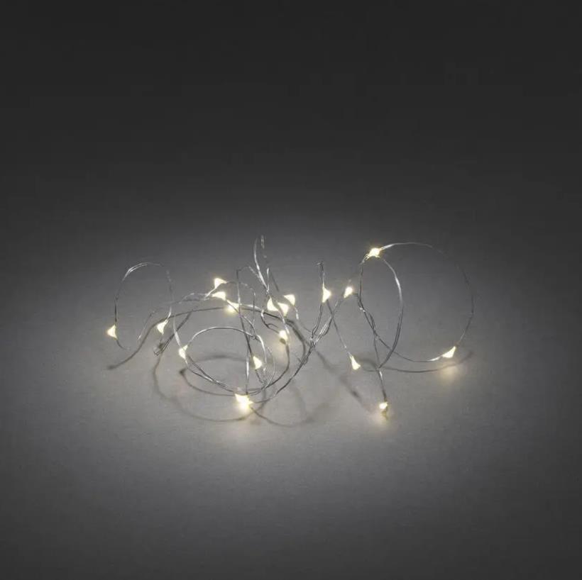 Konstsmide Micro LED Lichterkette 4,40 m warmweiß mit Timer Bild 2