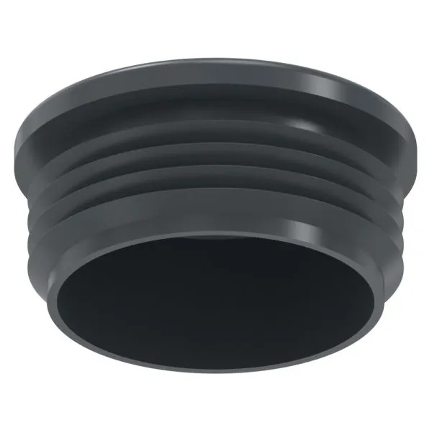 FeNau Einsteckkappe Kunststoff Für Rundrohr Ø 60,3 mm Wandstärke 3,0-4,0 mm RAL 7016 Anthrazitgrau