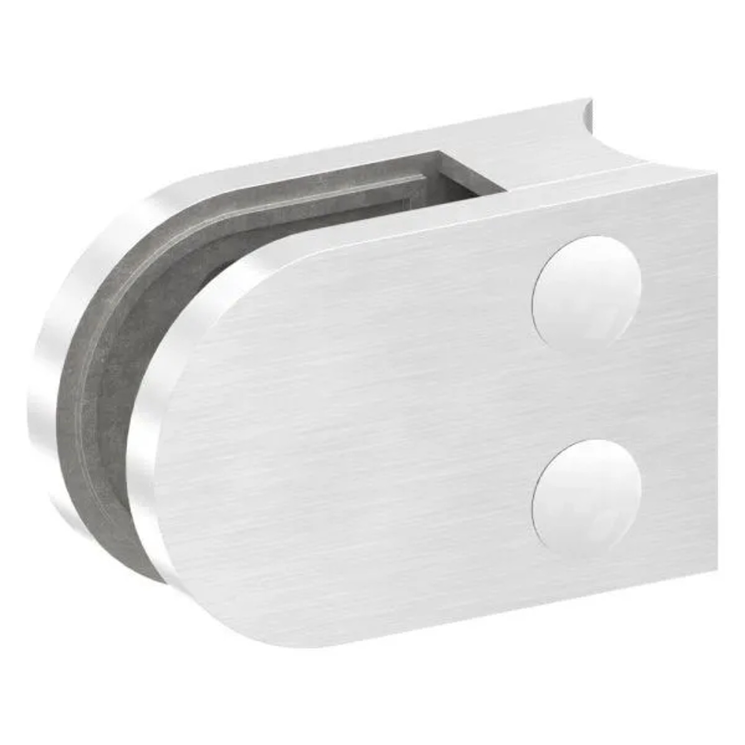 FeNau Glasklemme 63x45x28 mm AbZ Für Anschluss Ø 33,7 mm V2A