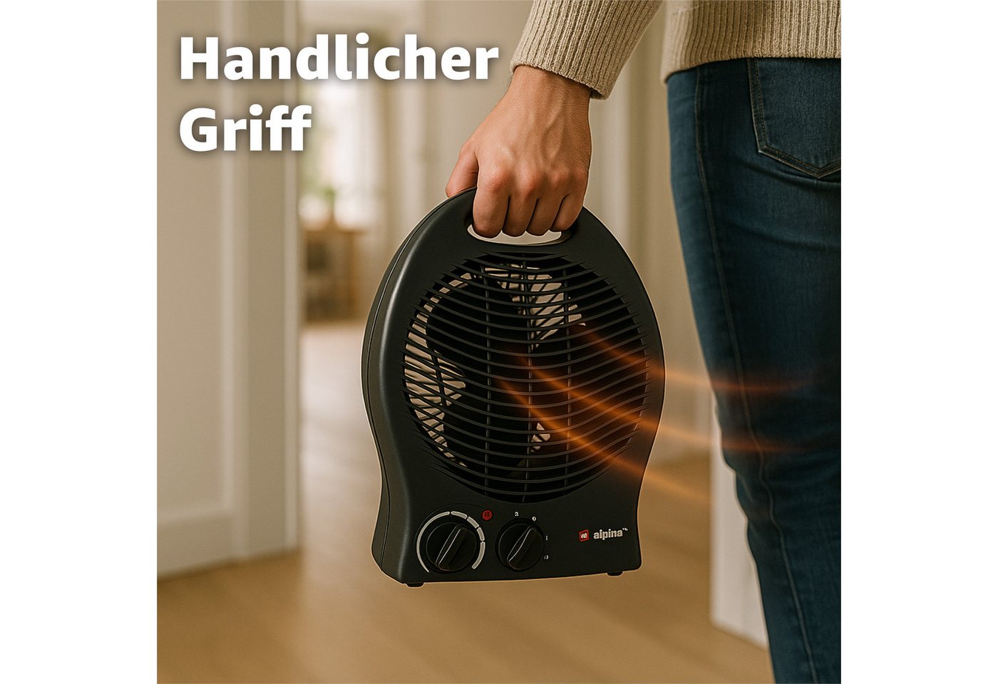 TK Gruppe Heizstrahler Elektrisches Heizgerät, Ausführung und Leistung nach Wahl Bild 2