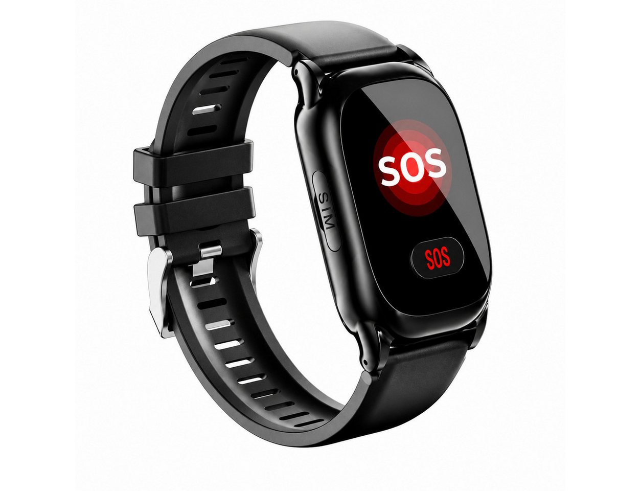 NikuTRAX Krankenpflegeuhr GPS-Notrufuhr NC88S mit 4G, Sturzerkennung und Vitalwertmessung Bild 3