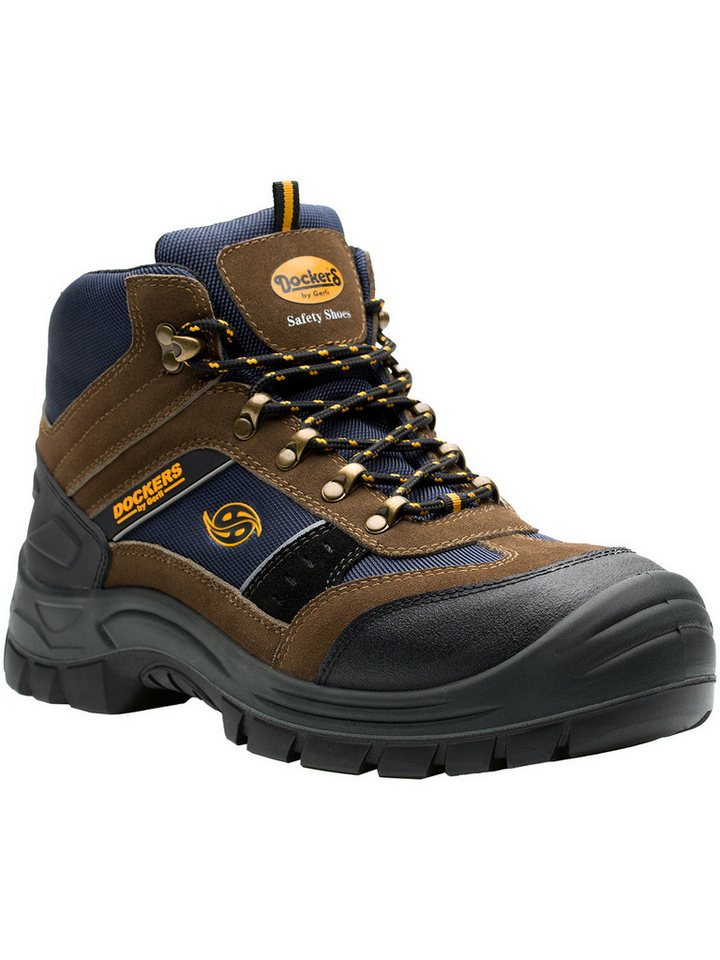 Dockers by Gerli Dockers Giga High S3 Braun Sicherheitsschuh