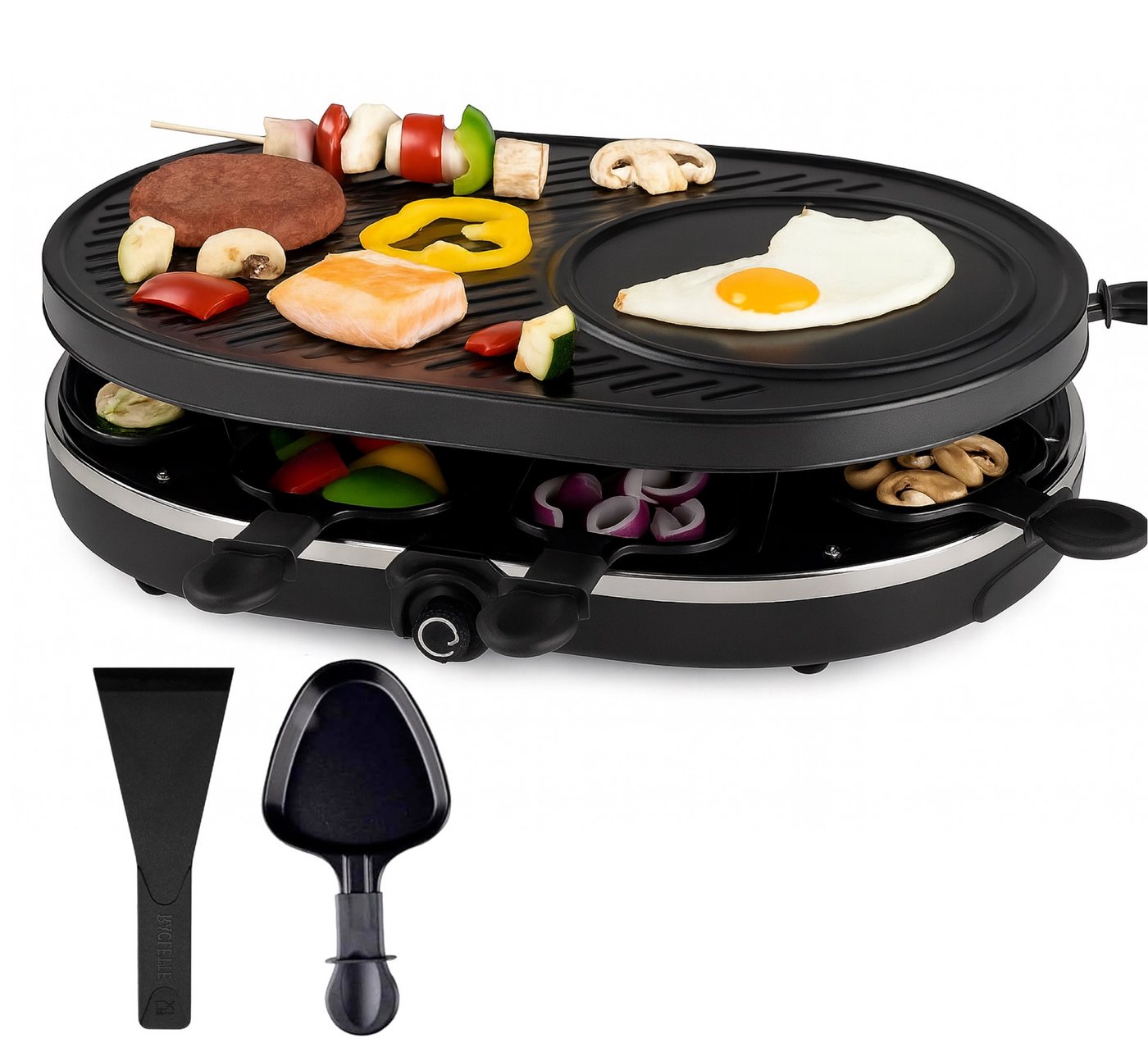 TK Gruppe Raclette und Fondue-Set Raclette für 8 Personen mit Pfännchen, verschiedene Ausführungen Bild 2