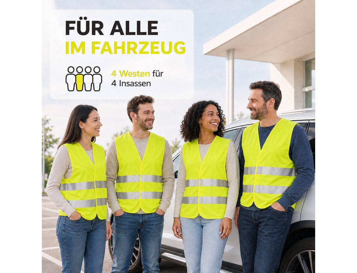 OwnWheel KFZ-Verbandkasten Kfz-Pannenzubehör: 3-in-1-Set, Warnwesten oder Warndreieck Bild 4
