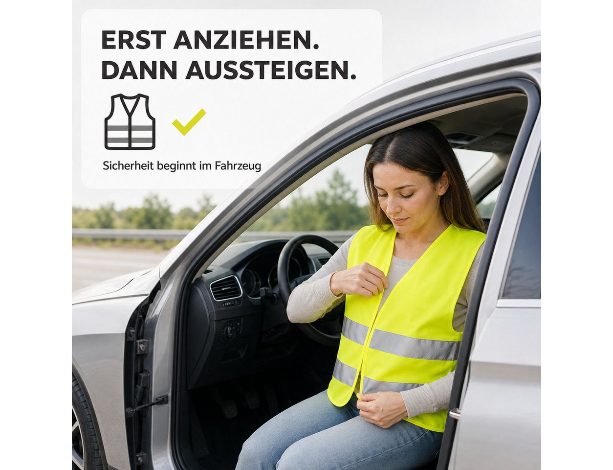 OwnWheel KFZ-Verbandkasten Kfz-Pannenzubehör: 3-in-1-Set, Warnwesten oder Warndreieck Bild 5