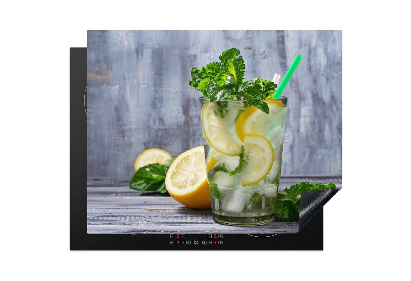MuchoWow Herd-Abdeckplatte Cocktail - Früchte - Kräuter, Vinyl, (1 tlg), Abdeckung Induktionskochfeld Schutzmatte, Küche Deko, 65x52 cm Bild 2