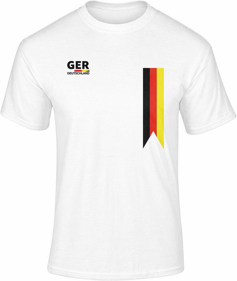 TK Gruppe Fußballtrikot Deutschland-Fan-Shirt zur WM 2026, schwarz oder weiß, M bis XL (Packung) Bild 3