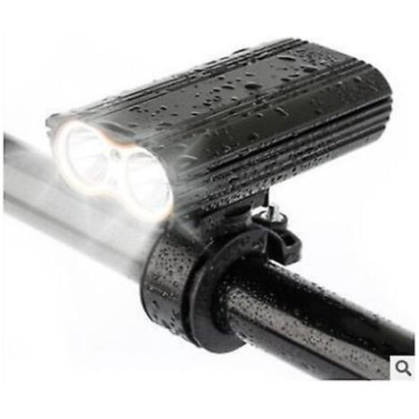 Lumens Bicycle Lights Set Front And Rear, Headlight And Taillight, Usb Rechargeable Bike Lamp, Waterproof, Led Safety Flashlight Cycling Accessories-chrom