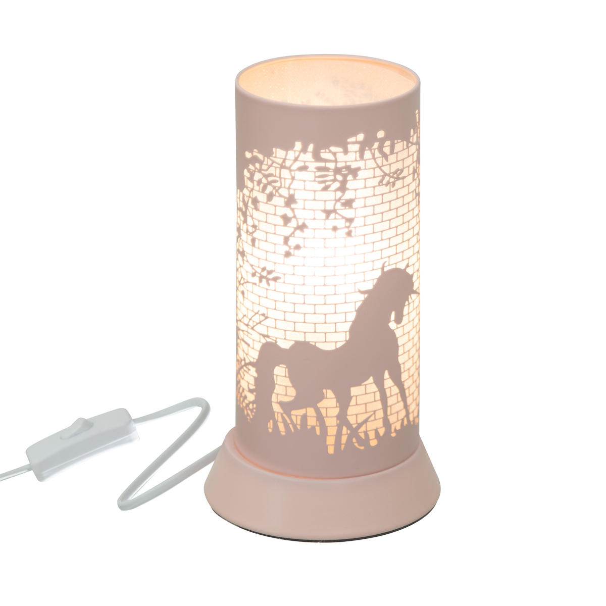 Niedliche Nachtlampe Für Kinder In Form Eines Einhorns, Rosa, 11,5 X 20, 5 Cm, Atmosphera For Kids