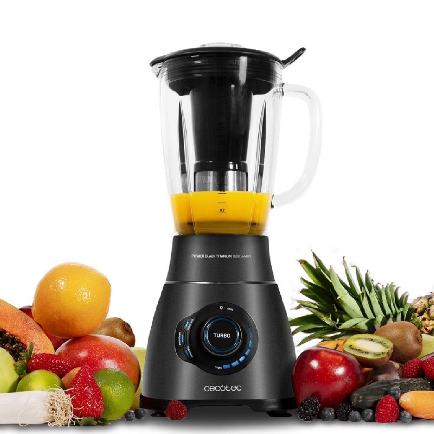 Standmixer Power Black Titanium 2500max Smart - Cecotec