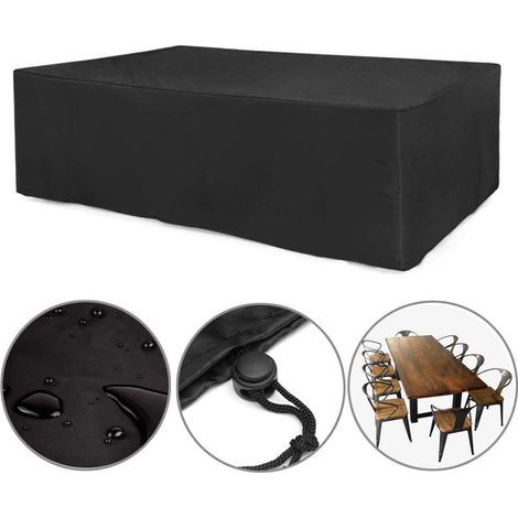 Garden Furniture Cover 180x120x74 Cm, 210d Oxford, Waterproof, Outdoor Furniture Protection