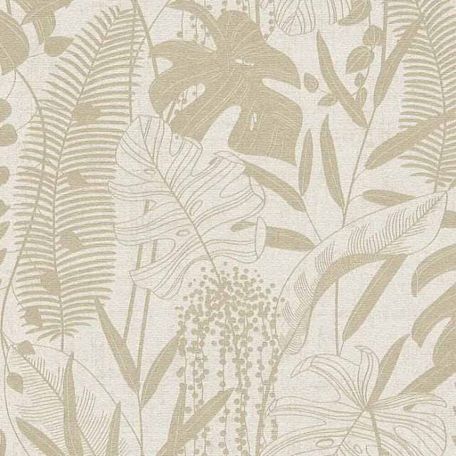 Vliestapete - Cuba Ii - Beige Botanical Dschungel A.s. Creation - 791641