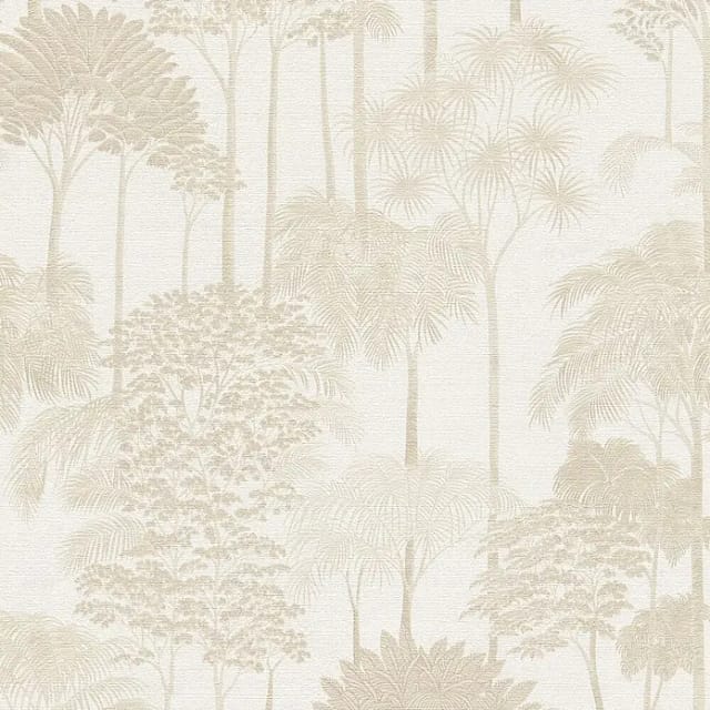 Vliestapete - Cuba Ii - Beige Botanical Dschungel A.s. Creation - 791621