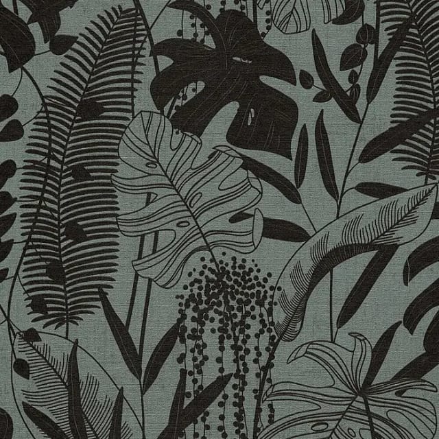 Vliestapete - Cuba Ii - Blau Botanical Dschungel A.s. Creation - 791644