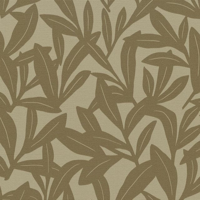 Vliestapete - La Terrasse - Olive Beige Bäume Blätter Erismann - 1052124