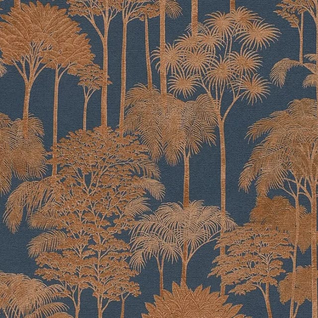 Vliestapete - Cuba Ii - Blau Botanical Dschungel A.s. Creation - 791624
