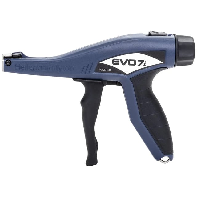 [gebraucht] B-ware Hellermann Tyton Kabelbinderzange Zange Evo7i Sp Metpl Kabelbinder Blau Schwarz